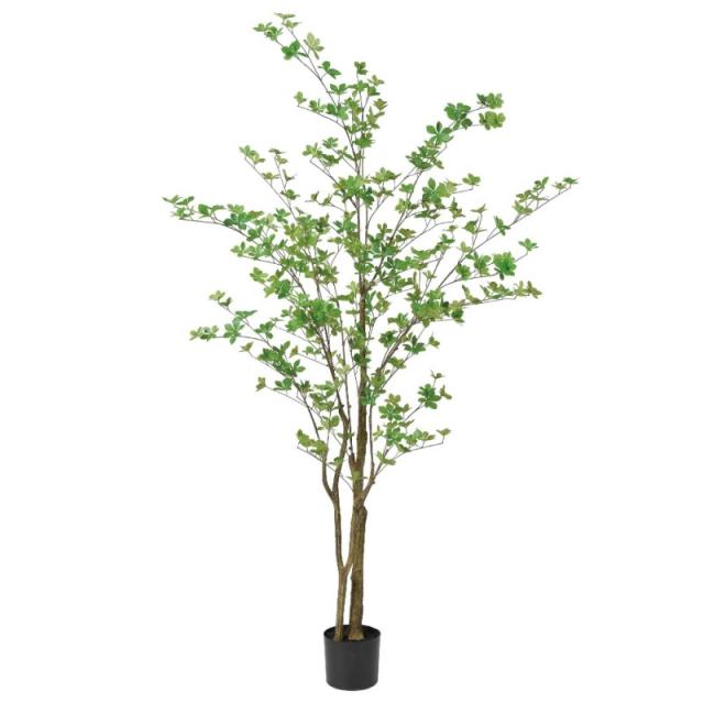 人工観葉植物 ドウダン （ポット付き） グリーン 高さ190cm （P279-a50994) （代引き不可） インテリアグリーン フェイクグリーン