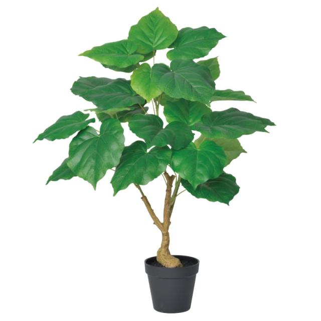 人工観葉植物 ウンベラータ （ポット付き） グリーン 高さ60cm （P288-a51035) （代引き不可） インテリアグリーン フェイクグリーンの通販は