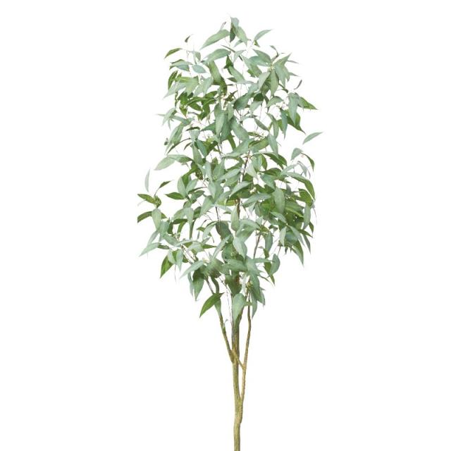 人工観葉植物 ユーカリ （ポット付き） グリーン 高さ200cm （P282-a51040) （代引き不可） インテリアグリーン フェイクグリーン_1