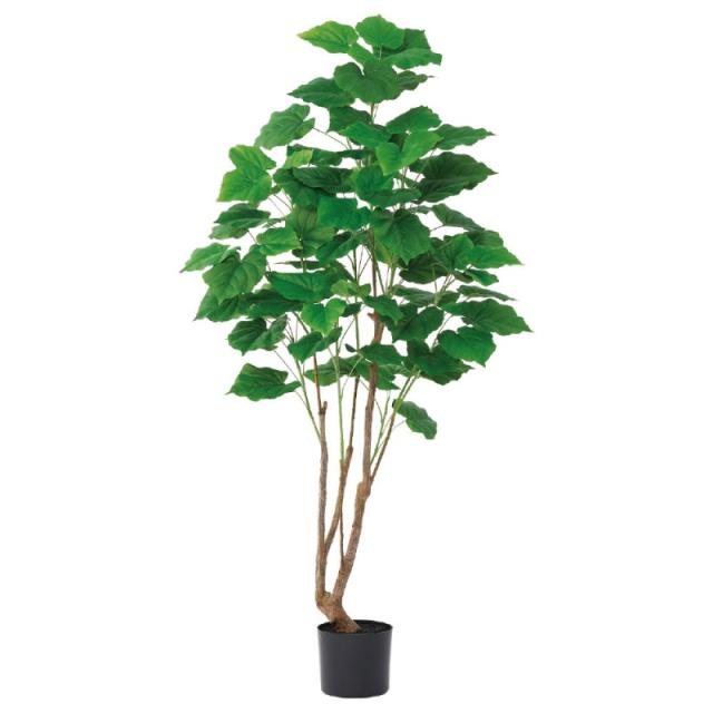 人工観葉植物 ウンベラータ （ポット付き） グリーン 高さ150cm （P276-a51105) （代引き不可） インテリアグリーン フェイクグリーン