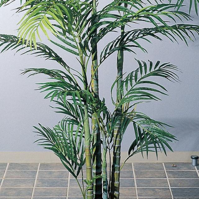 人工観葉植物 アレカパーム （ポット付き） グリーン 高さ175cm （P292-a56009) （代引き不可） インテリアグリーン フェイクグリーン_2