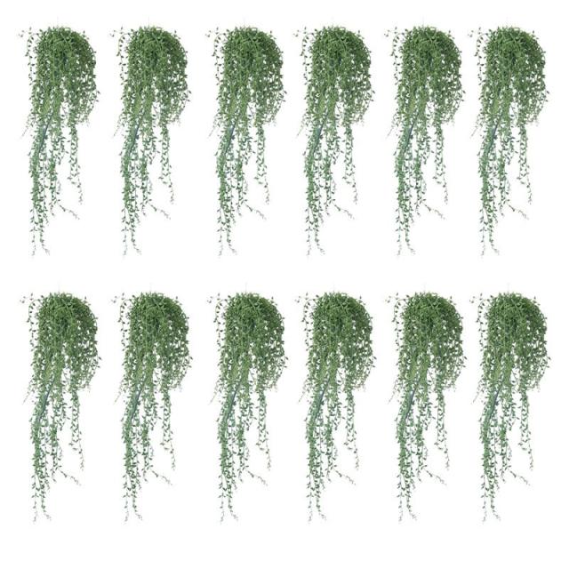 人工観葉植物 グリーンネックレス 着生 52 （12個入り） 991270 （代引き不可） p107