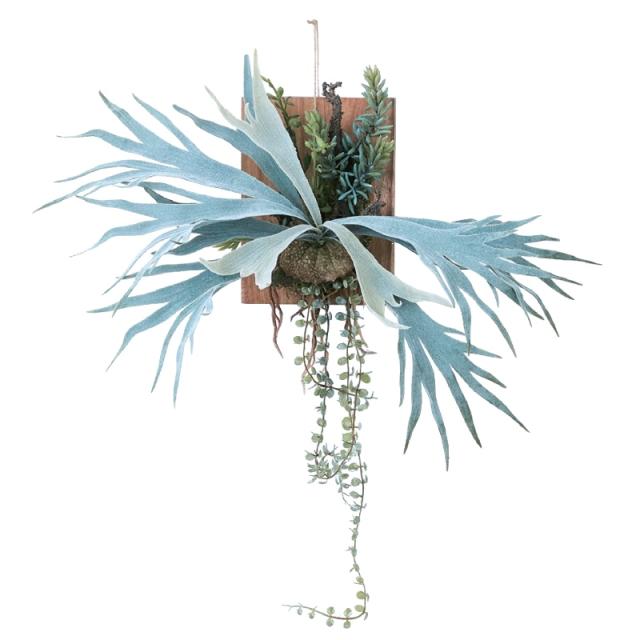 人工観葉植物 ビカクシダ ウォール ハンギング  アカシア 20 （1個入り） 991761 （代引き不可） p92の通販は 11,580円