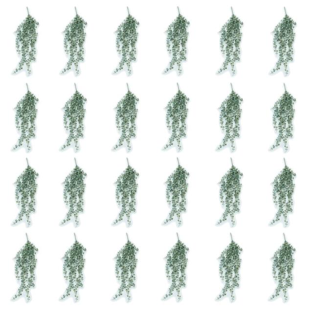 人工観葉植物 ワイヤープランツ ハンキングブッシュ 82 （24個入り） 992220 （代引き不可） p118の通販は