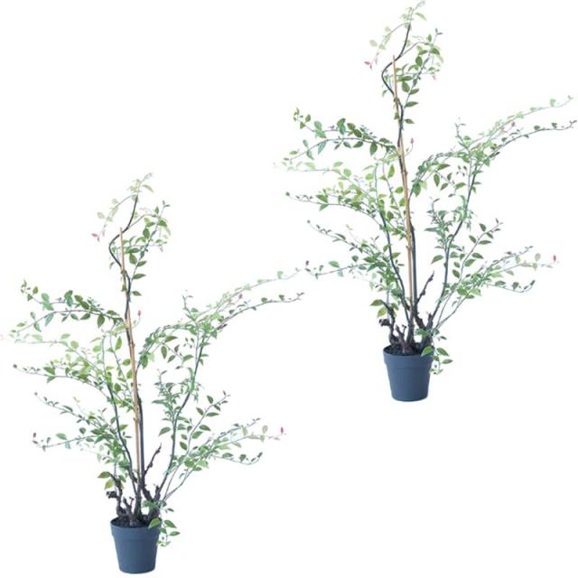 人工観葉植物 ライベリー ポット 105 （2個入り） 992510 （代引き不可） p49の通販は 16,250円