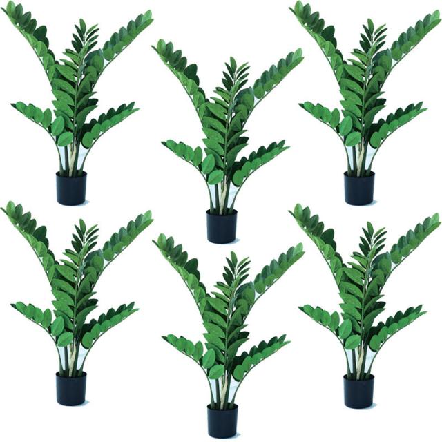 人工観葉植物 ザミオクルカス ポット 70 （6個入り） 992750 （代引き不可） p31の通販は 36,972円