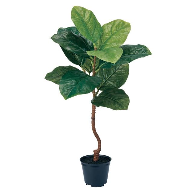 人工観葉植物 ゴムの木 ミニポット 高さ50cm （P191-fg1815) （代引き不可） インテリアグリーン フェイクグリーンの通販は
