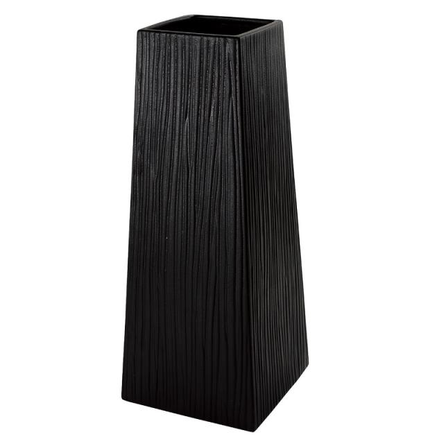 インテリア 花器 花瓶 ルッツ マットブラック SEVA 高さ40cm (P329-gw30-20) (代引き不可) ベース ディスプレイ