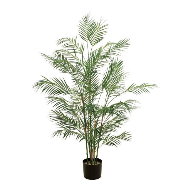 人工観葉植物 トロピカルパームツリー ポット 光触媒加工 高さ145cm （P204-zv658) （代引き不可） インテリアグリーン フェイクグリーンの通販は
