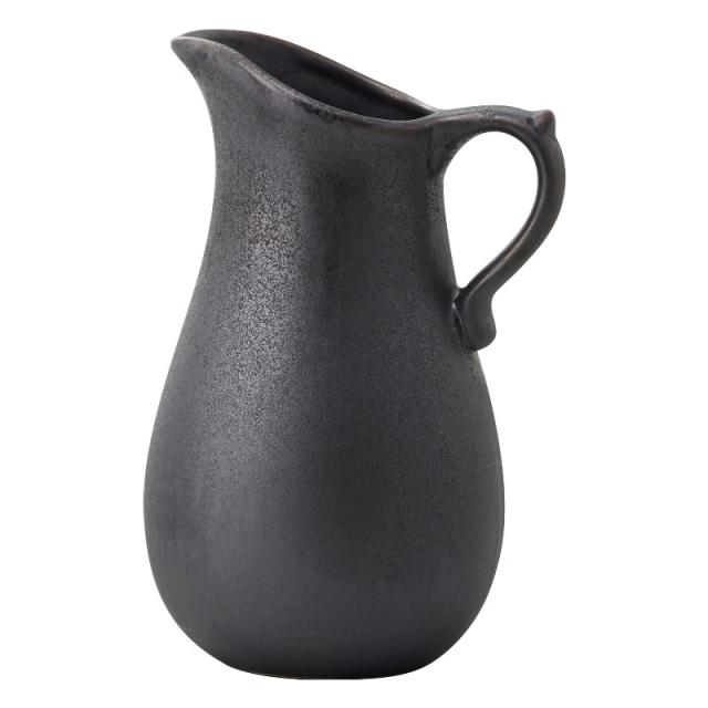 花瓶 フラワーベース Ceramic Flower+ Calore カローレ metallic black （1個入り） [120-479-820] [p33] ストーンウェア （代引き不可） インテリア ディスプレイの通販は