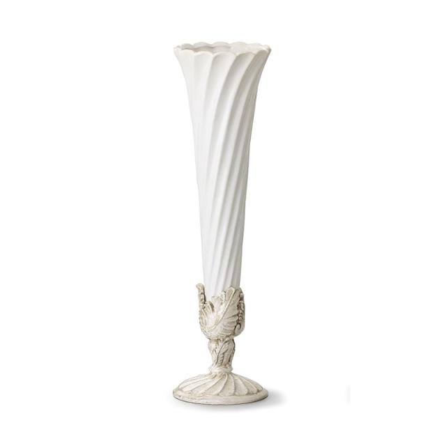 花瓶 フラワーベース Ceramic Display HERITAGE ヘリテージ white （1個入り） [150-344-170] [p77] ストーンウェア （代引き不可） インテリア ディスプレイの通販は