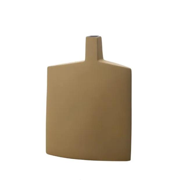 花瓶 フラワーベース Ceramic Display Conte コンテ matt yellowd oak （1個入り） [171-702-301] [p53] 磁器 （代引き不可） インテリア ディスプレイの通販は 15,100円