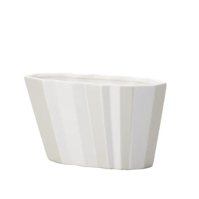 花瓶 フラワーベース Ceramic Display Ombre オンブル white （1個入り） [326-311-176] [p65] 陶器 （代引き不可） インテリア ディスプレイ