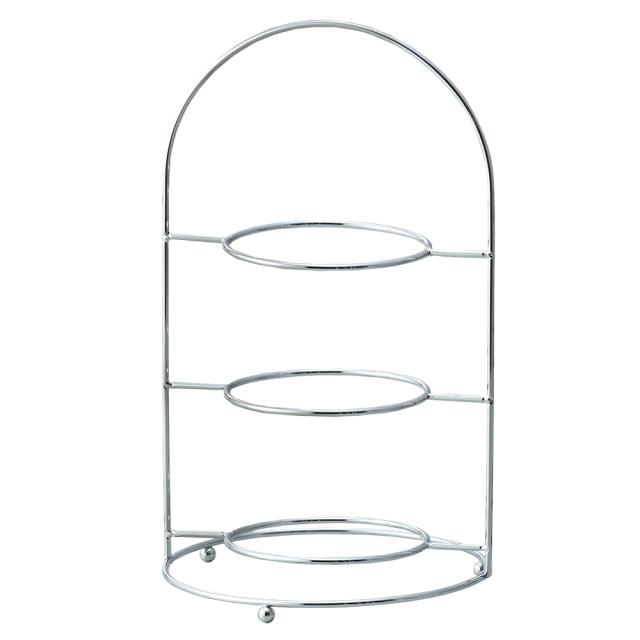 キッチン ティー用品 high tea stand 3tiers ハイティースタンドスリーティアーズ アフタヌーンティー silver （1個入り） [550-100-700] [p83] 鉄 （代引き不可） インテリア ディスプレイの通販は