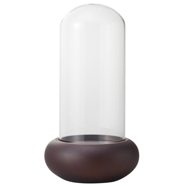 花瓶 フラワーベース Funeral KUMOWA クモワ brown ガラスドーム付き （1個入り） [680-904-202] [p107] ガラス （代引き不可） インテリア ディスプレイ 7,120円