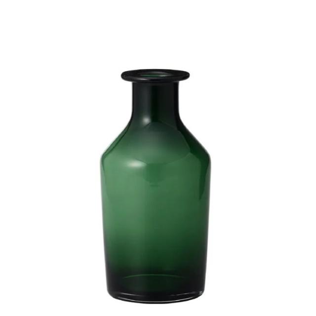 花瓶 フラワーベース Glass Flower+ butelka ブテリカ green （1個入り） [777-741-400] [p14] ガラス （代引き不可） インテリア ディスプレイ