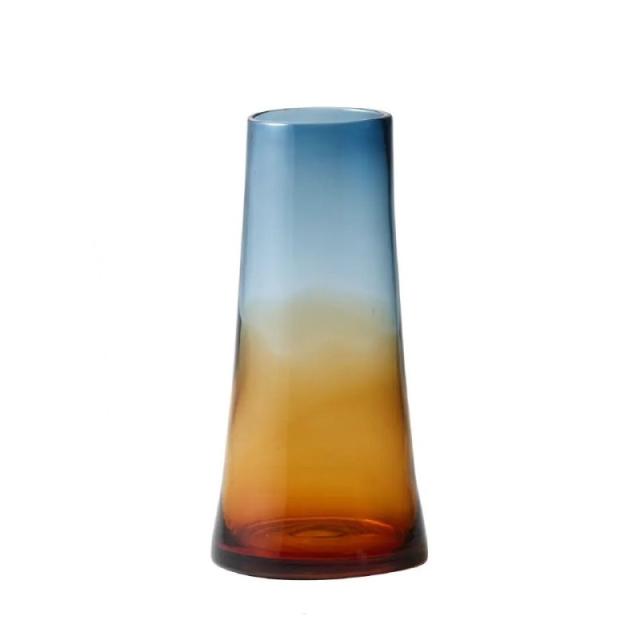 花瓶 フラワーベース Glass Flower+ Ciel シエル sunset （1個入り） [777-745-206] [p13] ガラス （代引き不可） インテリア ディスプレイ