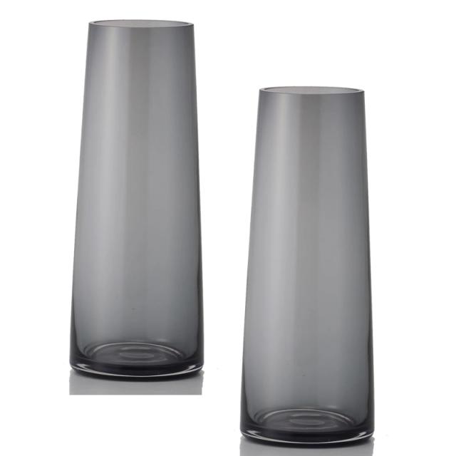 花瓶 フラワーベース Glass Flower+ conicaglass コニカグラス gray （2個入り） [777-756-810] [p12] ガラス （代引き不可） インテリア ディスプレイ 7,340円