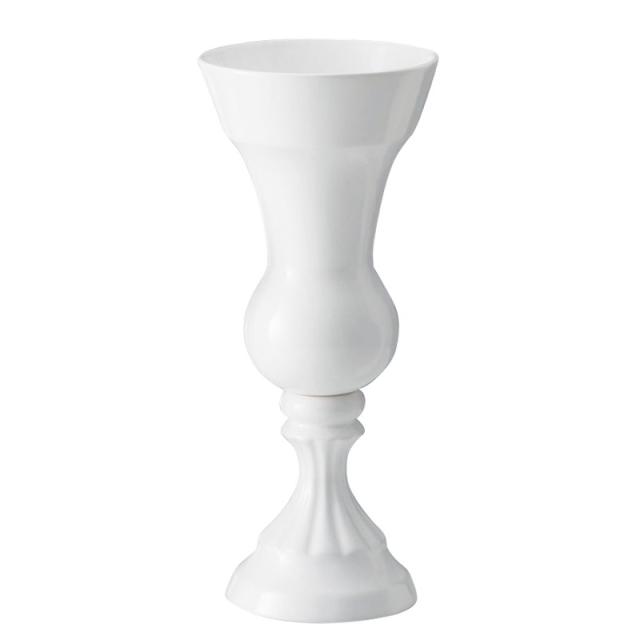 花瓶 フラワーベース CERAMIC VASE TRADITIONAL Earthen ware アースウェアー white （1個入り） [326-204-100] [p152] 陶器 （代引き不可） インテリア ディスプレイ花瓶