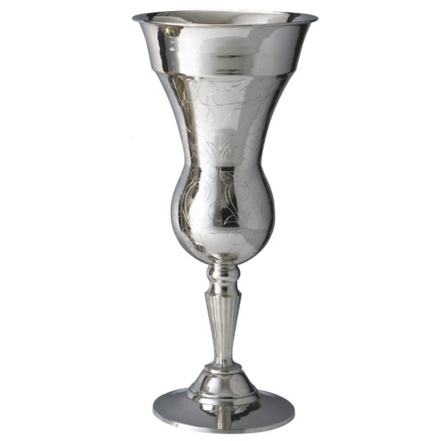 花瓶 フラワーベース CERAMIC VASE TRADITIONAL Brass ブラス silver （1個入り） [594-205-703] [p152] 真鍮 （代引き不可） インテリア ディスプレイ
