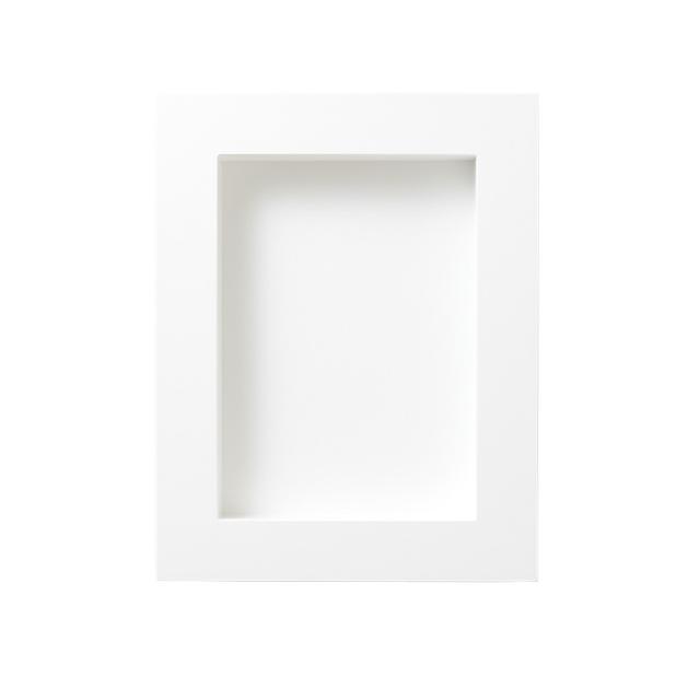 花瓶 フラワーベース Frame wood frame L ウッドフレーム white （1個入り） [680-085-102] [p179] MDF （代引き不可） インテリア ディスプレイ