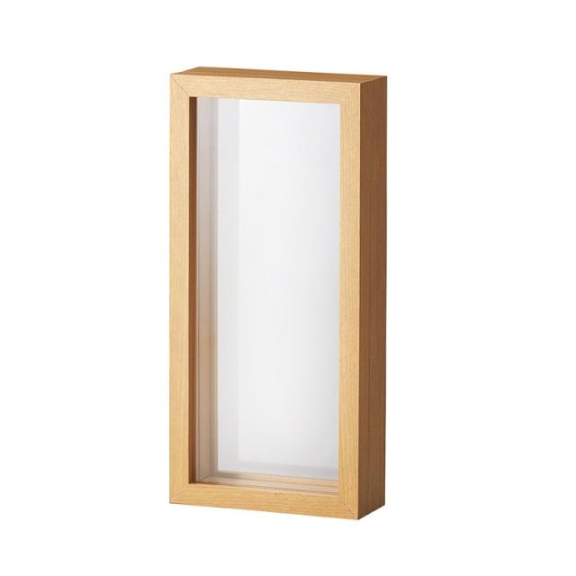 花瓶 フラワーベース Frame herbier エルビエ(厚み5cm) natural （1個入り） [680-822-310] [p168] MDF （代引き不可） インテリア ディスプレイの通販は 4,923円