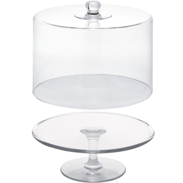 花瓶 フラワーベース Polycabonate PC compote ピーシーコンポート clear カバー付き （1個入り） [934-002-000b] [p146] ポリカーボネート （代引き不可） インテリア ディスプレイ