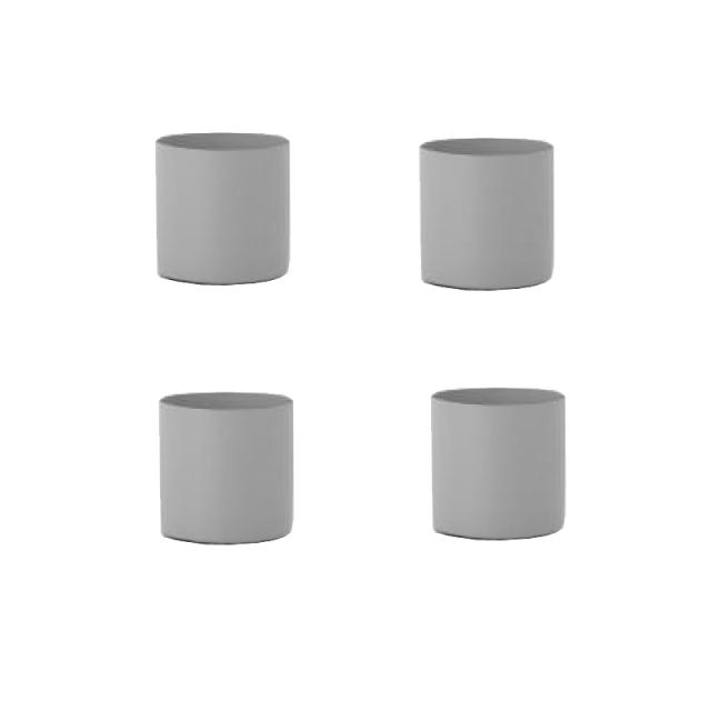 花・観葉植物用ポット アスタ 9 W metal （4個入り） 33015 鉢タイプ （代引き不可） ミニ鉢カバー FARM （p139） 6,576円