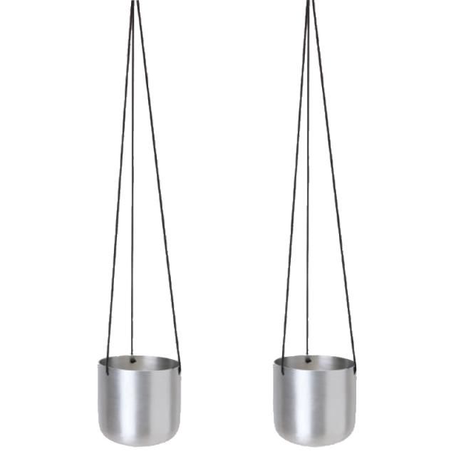 花・観葉植物用ポット アスタ ハンギング 11 A metal （2個入り） 33096 吊るしタイプ （代引き不可） ハンキングポット FARM （p209）