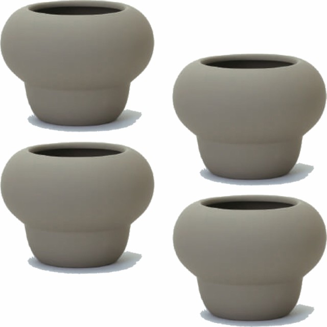 花・観葉植物用ポット ステラ 11 H ceramic （4個入り） 40185 鉢タイプ （代引き不可） ミニ鉢カバー FARM （p25）