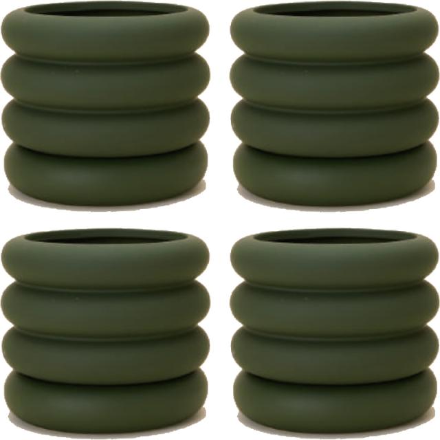 花・観葉植物用ポット ヴェエノ 16 G ceramic （4個入り） 40193 鉢タイプ （代引き不可） 小型ポット FARM （p21） 16,110円