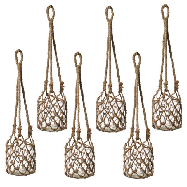 花・観葉植物用ポット ベッテ ハンギング ガラス glass （6個入り） 69002 吊るしタイプ （代引き不可） ハンキングポット FARM （p188） 6,794円