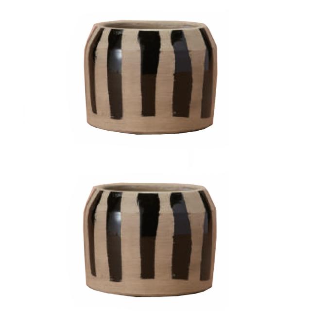 花・観葉植物用ポット イェルド 10 ceramic （2個入り） 71018 鉢タイプ （代引き不可） 小型鉢カバー FARM （p88）