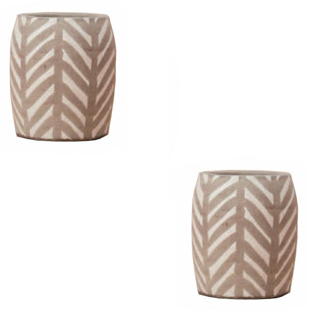 花・観葉植物用ポット ディーザ 12 ceramic （2個入り） 71019 鉢タイプ （代引き不可） ミニ鉢カバー FARM （p88）