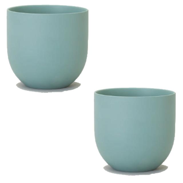 花・観葉植物用ポット ヤルミラ 17 G ceramic （2個入り） 84071 鉢タイプ （代引き不可） 小型鉢カバー FARM （p19）