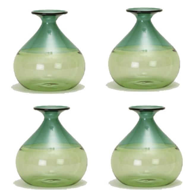 花・観葉植物用ポット ミリアム G glass (4個入り) 67022 花瓶 (代引き不可) ミニサイズ フラワーベース FARM (p269)