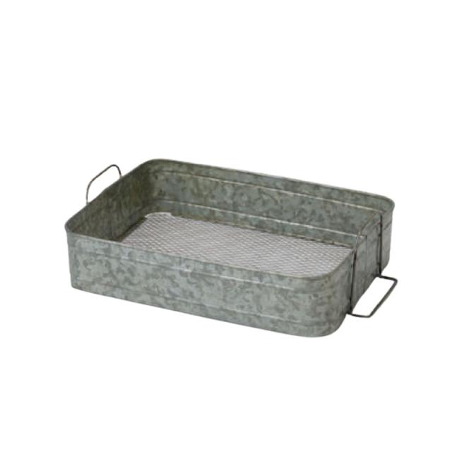 ガーデンアクセサリ ジンクメッシュトレイ 50 metal (1個入り) 89079 アクセサリ (代引き不可) ガーデン雑貨 FARM (p337)の通販は