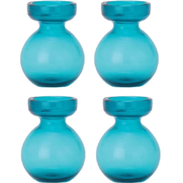 花・観葉植物用ポット バルブベイス ライトブルー hydroponics （4個入り） 93099 水耕栽培用 （代引き不可） 水栽培用ベース FARM （p302）