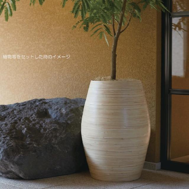 花・観葉植物用ポット アルマ コクーン M 70/C（1個入り）al-j06x07e [KTp365] 大型鉢カバー （代引き不可）ホテル・オフィスビル・店舗 インテリア ディスプレイ_2