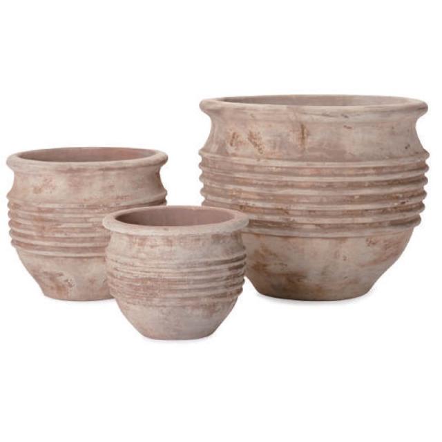 花・観葉植物用ポット テラアストラ リゲル 3/SET/F L/M/S（LMS各1個入り計3個セット）as-r28x3se [KTp243] L・M・Sセット （代引き不可）ホテル・オフィスビル・店舗 エクステリア インテリア