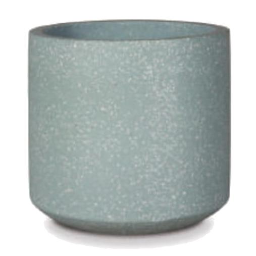 花・観葉植物用ポット コーテス シリンド カラーズ S 30/A スモークブルーテラゾ（1個入り）ct-007b10e [KTp153] 中型ポット （代引き不可）ホテル・オフィスビル・店舗 インテリア エクステリアの通販は 9,302円