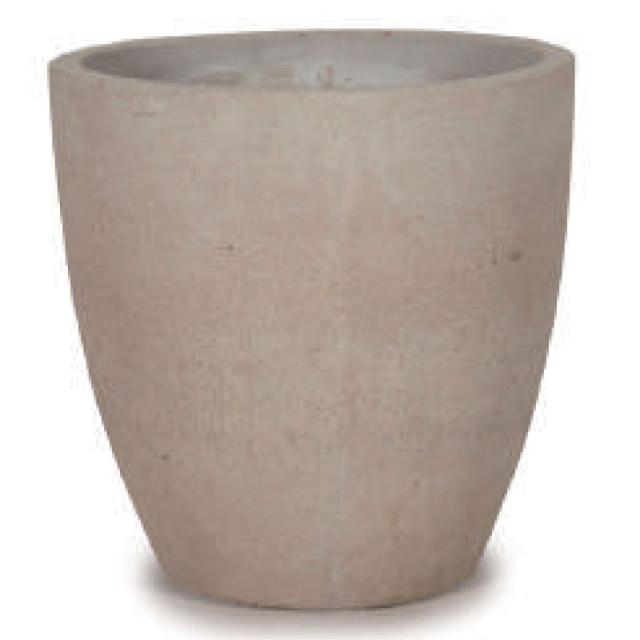 花・観葉植物用ポット コーテス ラウンド L 50/B セメント（1個入り）ct-101b17e [KTp149] 大型ポット （代引き不可）ホテル・オフィスビル・店舗 インテリア エクステリアの通販は