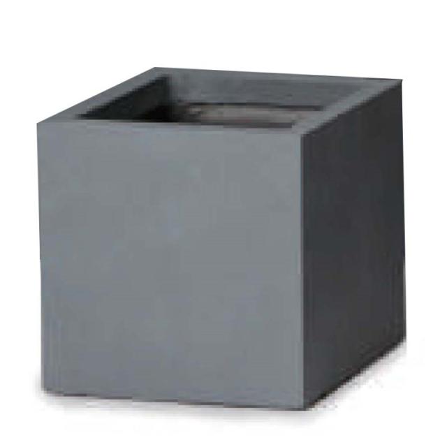 花・観葉植物用ポット ファイバークレイ ベータ キューブプランター XXS 23/A 灰（1個入り）fm-002h23e [KTp171] 小型プランター （代引き不可）ホテル・オフィスビル・店舗 インテリア エクステリアの通販は
