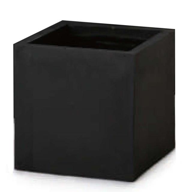 花・観葉植物用ポット ファイバークレイ ベータ キューブプランター S 36/A 黒（1個入り）fm-002k36e [KTp171] 中型プランター （代引き不可）ホテル・オフィスビル・店舗 インテリア エクステリアの通販は