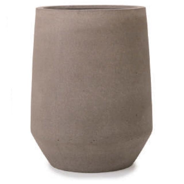 花・観葉植物用ポット ファイバーストーン パボ トール M 40/B アースブラウン（1個入り）fs-pv1c40e [KTp89] 大型鉢カバー （代引き不可）ホテル・オフィスビル・店舗 インテリア エクステリアの通販は