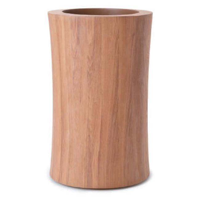 花・観葉植物用ポット ラミー オーバルトール M 60/D オーク（1個入り）kol-l1a60e [KTp361] 大型鉢カバー （代引き不可）ホテル・オフィスビル・店舗 インテリア ディスプレイの通販は 56,800円