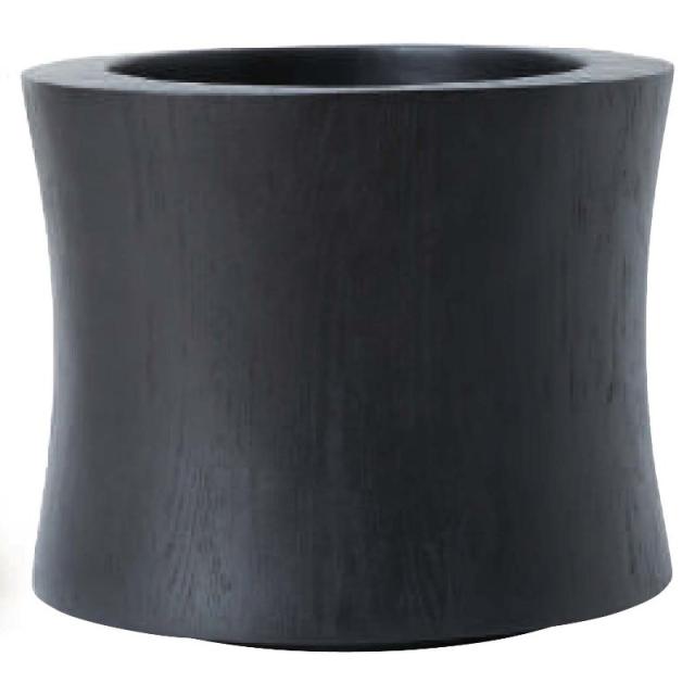 花・観葉植物用ポット ラミー オーバル L 40/B ブラック（1個入り）kol-l1k40e [KTp361] 大型鉢カバー （代引き不可）ホテル・オフィスビル・店舗 インテリア ディスプレイの通販は
