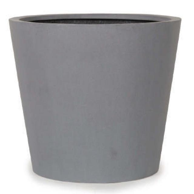 花・観葉植物用ポット マグナス コニック M 68/G グレー（1個入り）kol-m3h068 [KTp27] 特大ポット （代引き不可）ホテル・オフィスビル・店舗 エクステリア ガーデンの通販は 34,385円