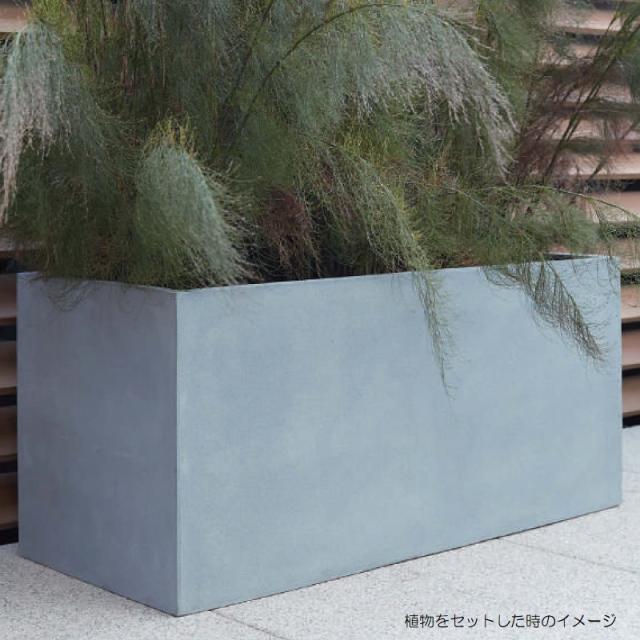花・観葉植物用ポット マグナス アーク M 100/F グレー（1個入り）kol-m6h100 [KTp20] 特大プランター （代引き不可）ホテル・オフィスビル・店舗 エクステリア ガーデン_2