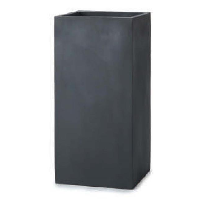 花・観葉植物用ポット マグナス ピラー M 60/A ブラック（1個入り）kol-m9k060 [KTp30] 大型ポット （代引き不可）ホテル・オフィスビル・店舗 エクステリア ガーデンの通販は 17,608円